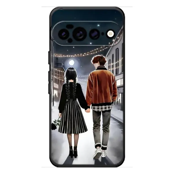 Чехол с принтом «Уэнздей и Тайлер» для Google Pixel 11 Pro XL Чехол с принтом «Уэнздей и Тайлер» для Google Pixel 11 Pro XL