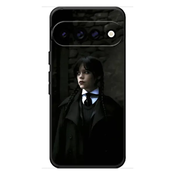Чехол с принтом «Темный стиль Уэнздей» для Google Pixel 11 Pro XL Чехол с принтом «Темный стиль Уэнздей» для Google Pixel 11 Pro XL