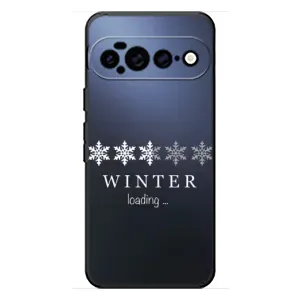 Зимние Чехлы для Гугл Пиксель 11 Про ХЛ - прозрачный фон (Winter loading)