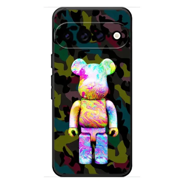 Чохол з принтом «Яскравий Bearbrick» для Google Pixel 11 Pro XL