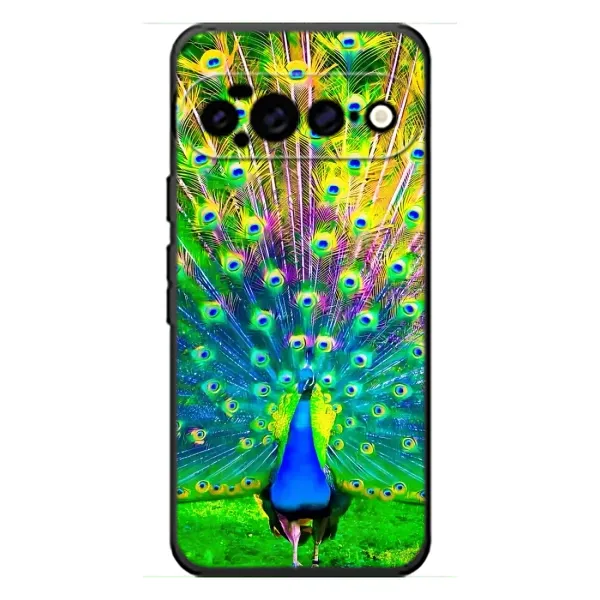 Чехол с принтом «Яркий Павлин» для Google Pixel 11 Pro XL Чехол с принтом «Яркий Павлин» для Google Pixel 11 Pro XL