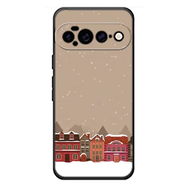 Чехол с принтом «Зимний город» для Google Pixel 11 Pro XL Чехол с принтом «Зимний город» для Google Pixel 11 Pro XL