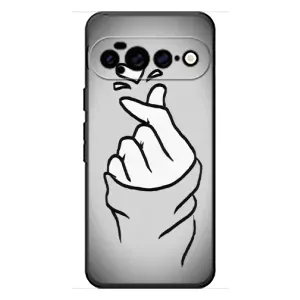 Чехол с принтом для Google Pixel 11 Pro XL (AlphaPrint - Знак сердечка) (Значок Love)