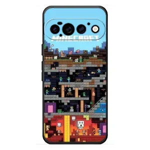 Чохол Майнкрафт на Google Pixel 11 Pro (AlphaPrint) Minecraft (фон Minecraft)