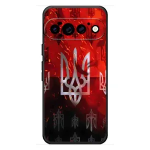 Украинские Чехлы для Google Pixel 11 Pro с картинкой УПА (AlphaPrint) (ГЕРБ УПА)