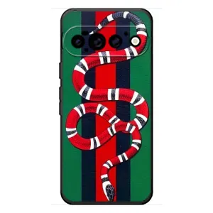 Чехлы ГУЧЧИ для Гугл Пиксель 11 Про (AlphaPrint) (Gucci змия)