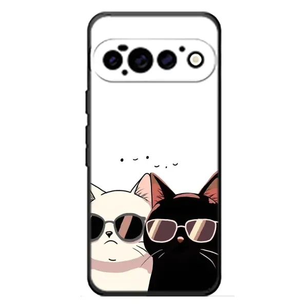 Чехол с принтом «Коты в очках» для Google Pixel 11 Pro Чехол с принтом «Коты в очках» для Google Pixel 11 Pro