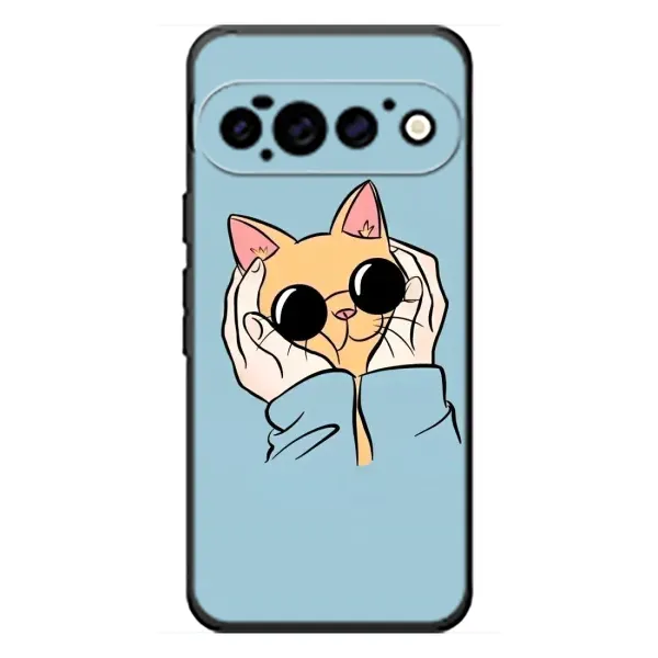 Чехол с принтом «Котик в очках» для Google Pixel 11 Pro Чехол с принтом «Котик в очках» для Google Pixel 11 Pro