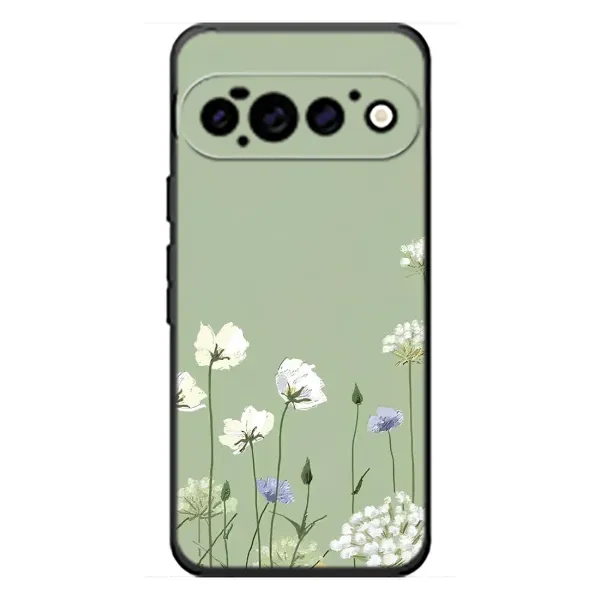 Чехол с принтом «Цветы на зеленом» для Google Pixel 11 Pro