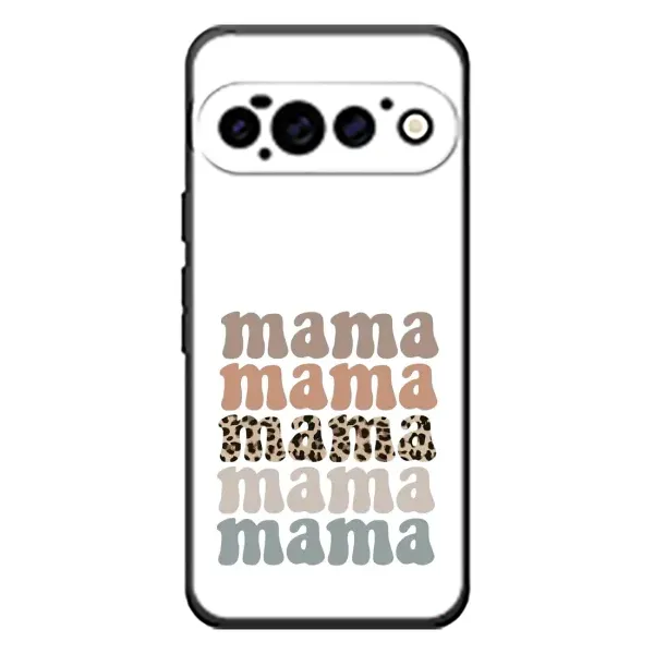 Чехол с принтом «Текстовый коллаж мама» для Google Pixel 11 Pro