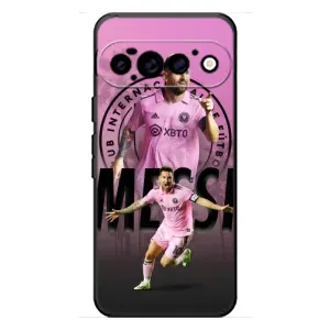 Чехлы для Гугл Пиксель 11 Про - Лео Месси Маями (Messi Miami)