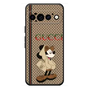 Чехлы ГУЧЧИ для Гугл Пиксель 11 Про (AlphaPrint) (Mickey GUCCI)