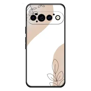 Силконовий чохол з принтом в квітах на Google Pixel 11 Pro (Нюдова гілочка абстракція)