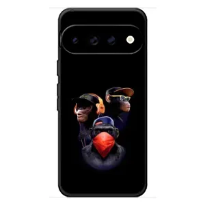 Чехол с Обезьянами Google Pixel 11 Pro - (AlphaPrint) (Три обезьяны)