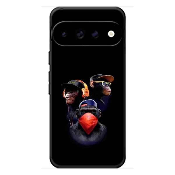 Чехол с принтом «Три обезьяны» для Google Pixel 11 Pro Чехол с принтом «Три обезьяны» для Google Pixel 11 Pro