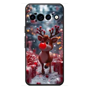 Яскравий чохол для Google Pixel 11 Pro з Зимові Оленята (Олень серед подарунків)