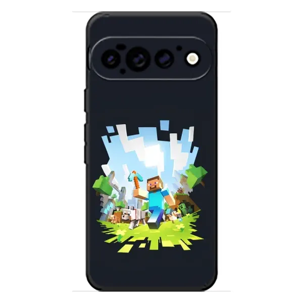 Чехол с принтом «персонажи Minecraft» для Google Pixel 11 Pro Чехол с принтом «персонажи Minecraft» для Google Pixel 11 Pro