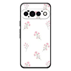 Чохол з розовим принтом для Google Pixel 11 Pro (Рожеві квіти)