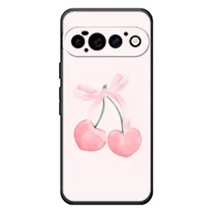 Чохол з розовим принтом для Google Pixel 11 Pro (Рожеві вишні)