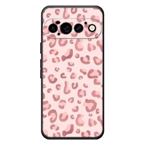 Чохол з розовим принтом для Google Pixel 11 Pro (Рожевий леопард)