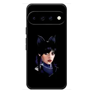 Чехлы Венсдей на Google Pixel 11 Pro Уэнсдей (AlphaPrint) (серьезная Уэнздей)