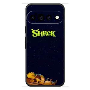 Чехол с мультфильмом Шрек на Google Pixel 11 Pro (Отдыхающий Шрек)