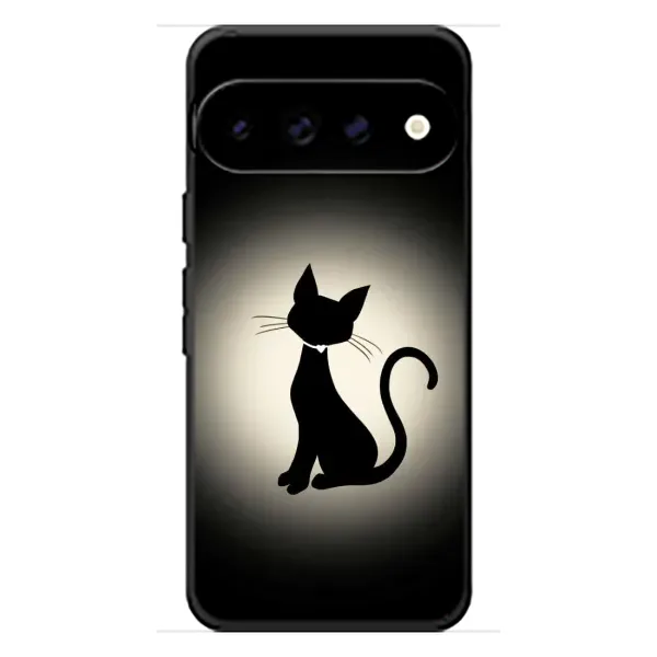 Чехол с принтом «Силуэт котика» для Google Pixel 11 Pro