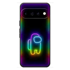 Чехол Амонг Ас для Google Pixel 11 Pro (AlphaPrint) (Яркий скин)
