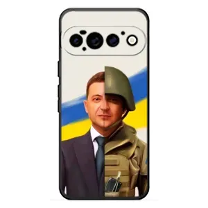 Чехол для Google Pixel 11 Pro (AlphaPrint - с принтом Зеленского) (Зеленский солдат)