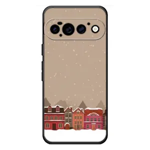 Новогодние, Праздничные Чехлы для Google Pixel 11 Pro - 2024 год (Зимний город)