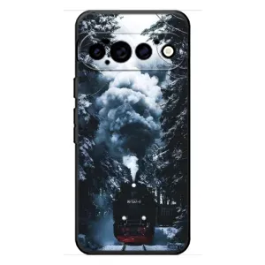 Новогодние, Праздничные Чехлы для Google Pixel 11 Pro - 2024 год (Зимний поезд)