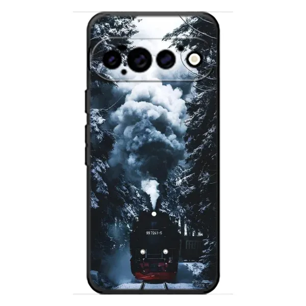 Чохол з принтом «Зимовий потяг» для Google Pixel 11 Pro Чохол з принтом «Зимовий потяг» для Google Pixel 11 Pro