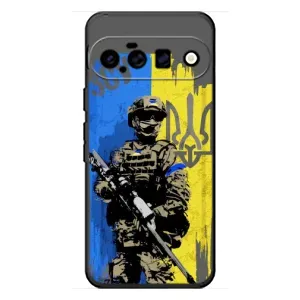 Чехлы с картинкой ЗСУ для Google Pixel 11 (AlphaPrint) (АРТ солдат)