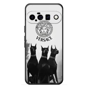 Чехлы VERSACE для Гугл Пиксель 11 (PREMIUMPrint) (Доберман Версаче)