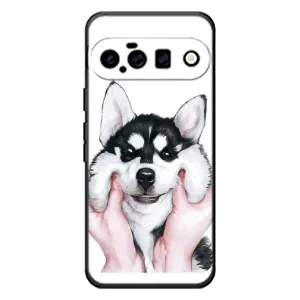 Чехлы с собаками для Google Pixel 11 (VPrint) (Довольный Хаски)