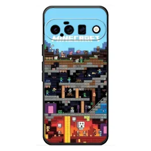 Чохол Майнкрафт на Google Pixel 11 (AlphaPrint) Minecraft (фон Minecraft)