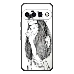 Чехол с печатью для Google Pixel 11 - (Мода) (AlphaPrint) (Фото девочки)