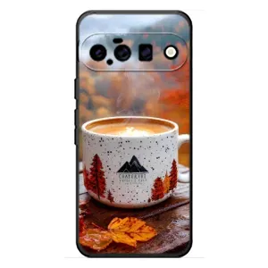 Чехол с уникальным дизайном «Осень с кофе» для Google Pixel 11 (Кофе на природе)