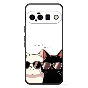 Чехол с принтом «Коты в очках» для Google Pixel 11