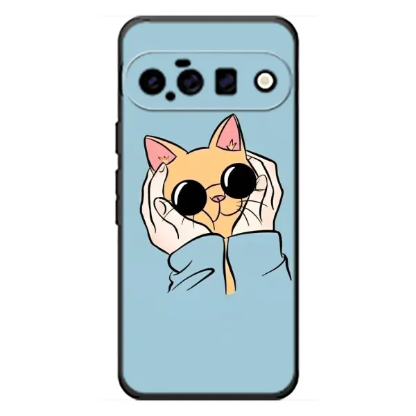 Чехол с принтом «Котик в очках» для Google Pixel 11 Чехол с принтом «Котик в очках» для Google Pixel 11