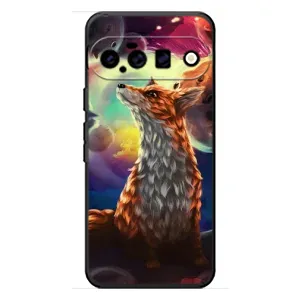 Чехлы с картинкой Лисички для Google Pixel 11 (VPrint) (Лисица в космосе)