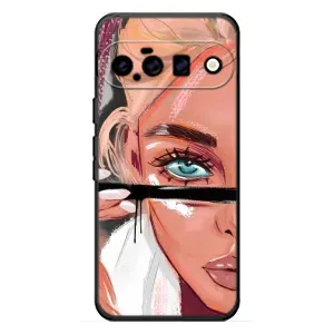 Чехол с печатью для Google Pixel 11 - (Мода) (AlphaPrint) (Макияж)