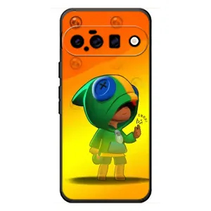 Чехол для Google Pixel 11 Бравл Старс (VPrint) (Мальчик Леон)