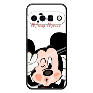 Эксклюзивный чехол для Google Pixel 11 (AlphaPrint - Мультяшные) (Маус Микки)