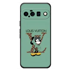 Чехлы Луи Витон для Google Pixel 11 (AlphaPrint - LOUIS VUITTON) (Микки Маус LV)