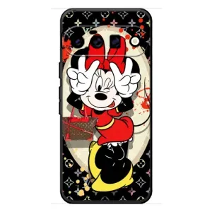 Чехол Disney Mouse Google Pixel 11 (PREMIUMPrint) (Минни peace)