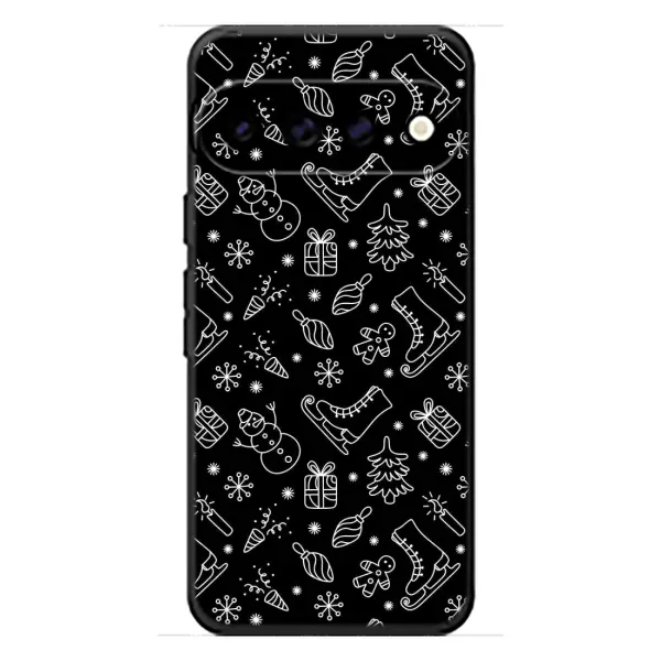 Чехол с принтом «Новогодний фон» для Google Pixel 11 Чехол с принтом «Новогодний фон» для Google Pixel 11
