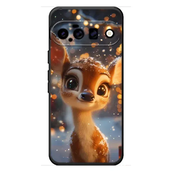 Чехол с принтом «Олененок среди гирлянд» для Google Pixel 11
