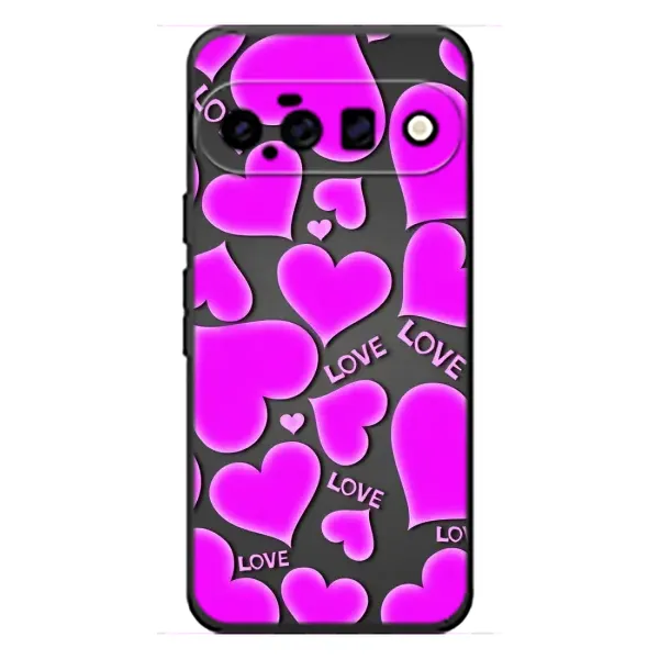 Чехол с принтом «Pink hearts» для Google Pixel 11 Чехол с принтом «Pink hearts» для Google Pixel 11