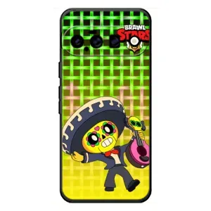 Чехлы Brawl Stars для Google Pixel 11 (AlphaPrint) (Поко в самбреро)